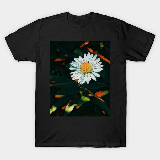 Tiny Daisy - Burnt Orange T-Shirt by Rebekah Slick